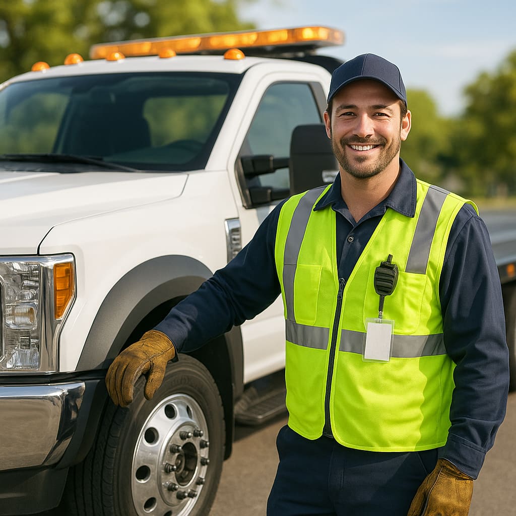 Tow truck driver